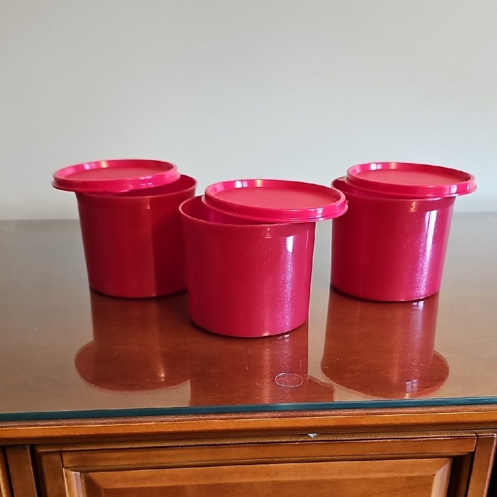 Tupperware Pink Food Storage Containers